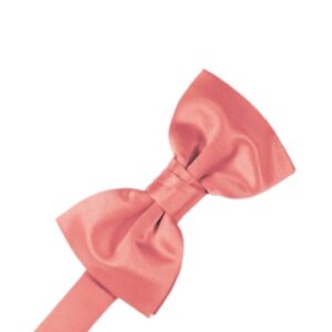 Guava Satin Bow tie