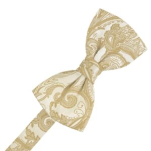 Bamboo Tapestry Satin Bow tie