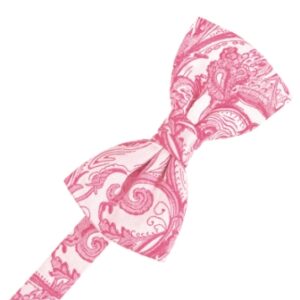 Bubblegum Tapestry Satin Bow tie