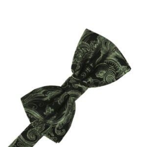 Fern Tapestry Satin Bow tie