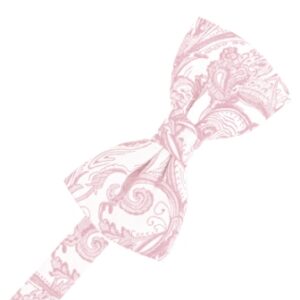 Pink Tapestry Satin Bow tie