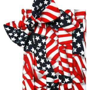 American Flag Cummerbund and Tie