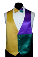 Mardi Gras Colors Vest