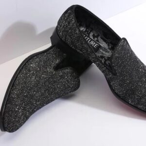 Sparkle Silver Formal Shoes