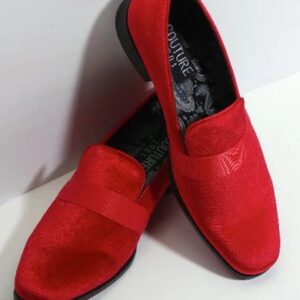 Velvet Red Formal Shoes