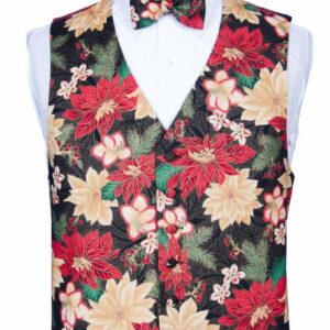 Multi Floral Holiday Vest
