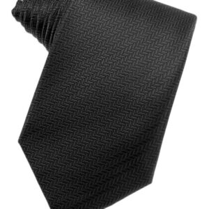 Black Herringbone Windsor