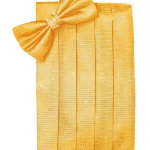 Mandarin Herringbone Cummerbund and Tie