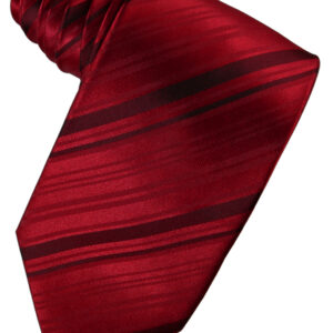 Apple Striped Silk Windsor Tie