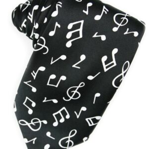 Musical Notes windsor tie