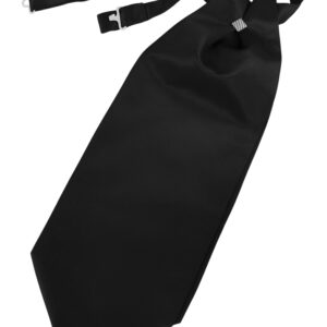 Satin Black Cravat