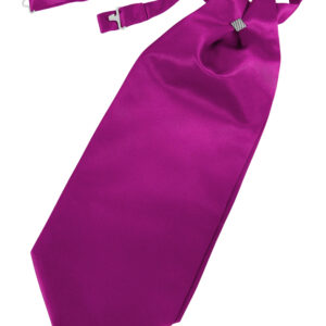 Satin Fuchsia Cravat
