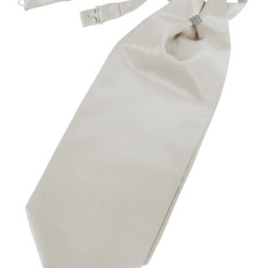 Satin Platinum Cravat