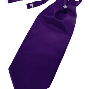 Satin Purple Cravat