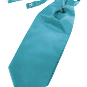 Satin Turquoise Cravat