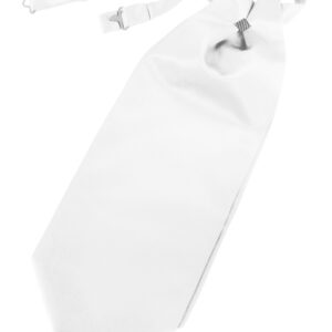 Satin White Cravat