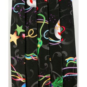 Mardi Gras Cummerbund and Tie