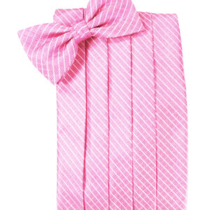 Bubblegum Palermo Cummerbund and Tie