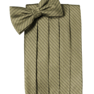 Champagne Palermo Cummerbund and Tie