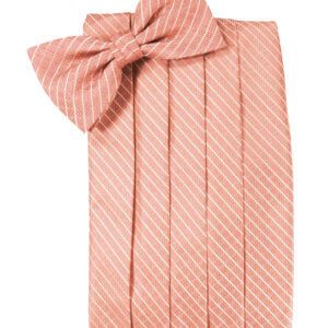 Coral Palermo Cummerbund and Tie