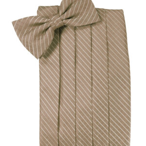 Latte Palermo Cummerbund and Tie