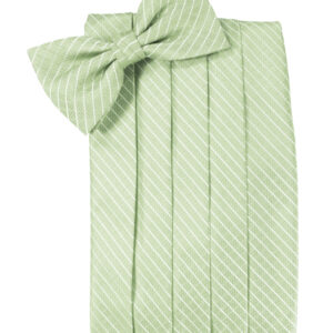 Mint Palermo Cummerbund and Tie