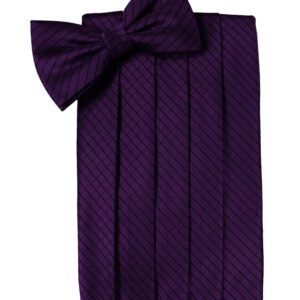 Raisin Palermo Cummerbund and Tie
