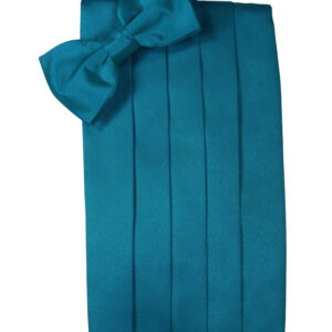 Oasis Solid Satin Cummerbund and Tie