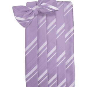 Heather Striped Cummerbund and Tie