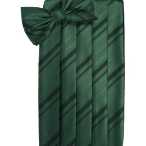 Holly Striped Cummerbund and Tie