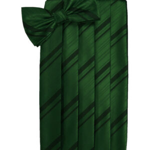 Hunter Striped Cummerbund and Tie