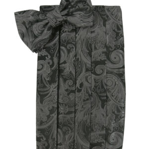 Charcoal Tapestry Cummerbund and Tie