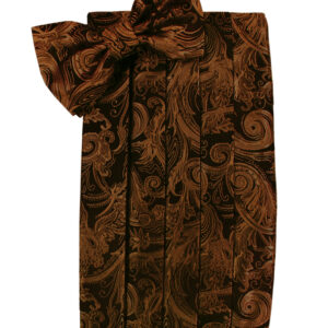 Cognac Tapestry Cummerbund and Tie