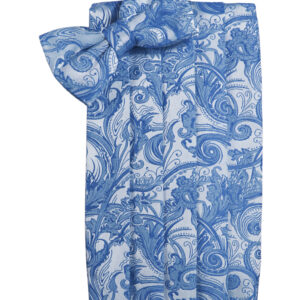 Cornflower Tapestry Cummerbund and Tie