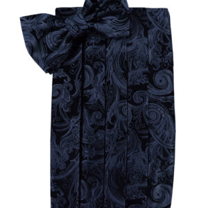 Midnight blue Tapestry Cummerbund and Tie