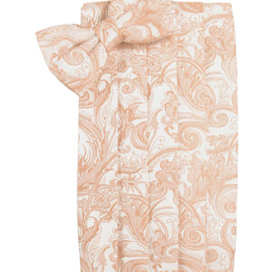 Peach Tapestry Cummerbund and Tie
