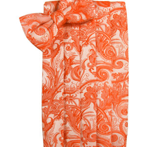 Persimmon Tapestry Cummerbund and Tie