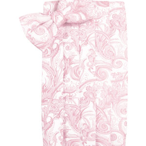 Pink Tapestry Cummerbund and Tie
