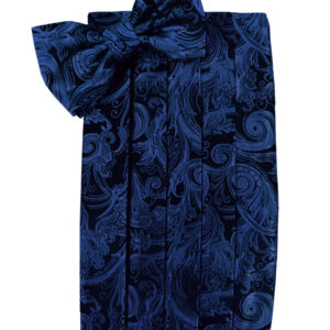 Royal blue Tapestry Cummerbund and Tie