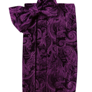 Sangria Tapestry Cummerbund and Tie