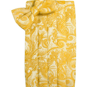 Tangerine Tapestry Cummerbund and Tie