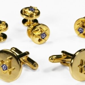 Masons Gold studs and links