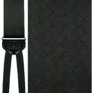 ancona black silk suspenders