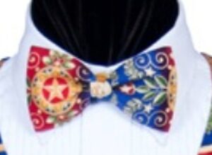 American Flag and Frames Bow tie