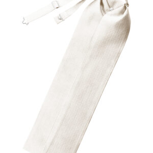 Ivory faille silk ascot