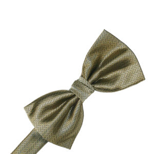 Bamboo Herringbone Bow tie