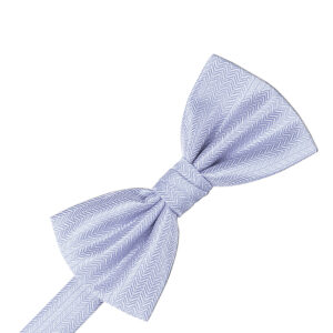 Periwinkle Herringbone Bow tie