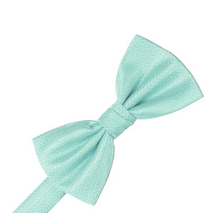 Pool Herringbone Bow tie