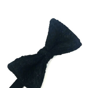 Black Laurent bow tie