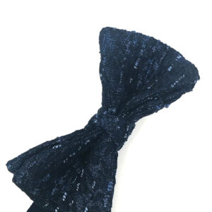 Navy Laurent bow tie